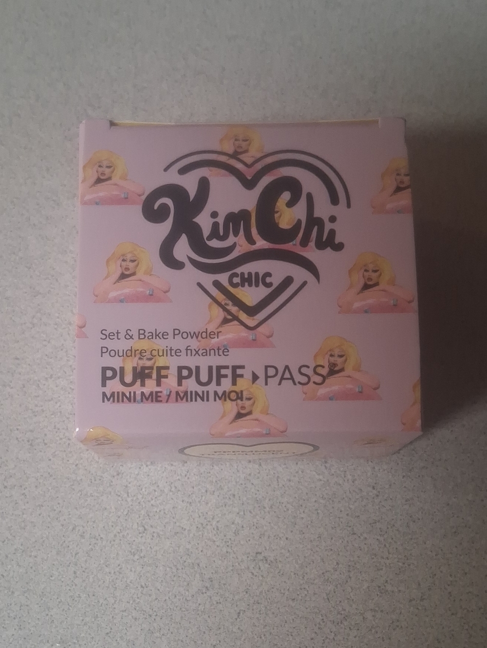 BNIB KimChi Chic Beauty Puff Puff Pass Set & Bake Powder TRANSLUCENT MINI